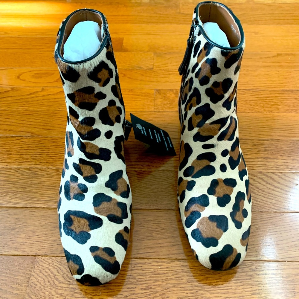 Aquatalia Hair Calf Bootie. Made in Italy, real fur dyed calf.